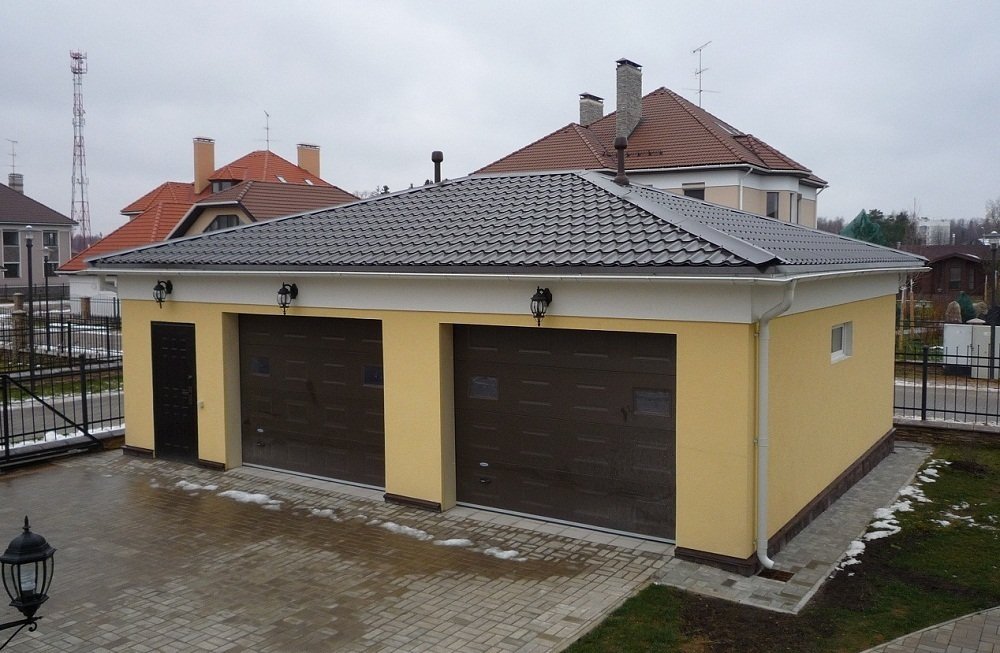 сделать крышу на гараже