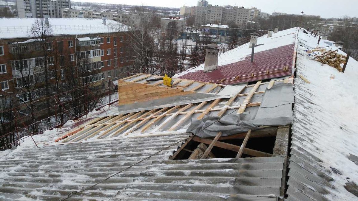 Текущий ремонт крыши многоквартирного дома