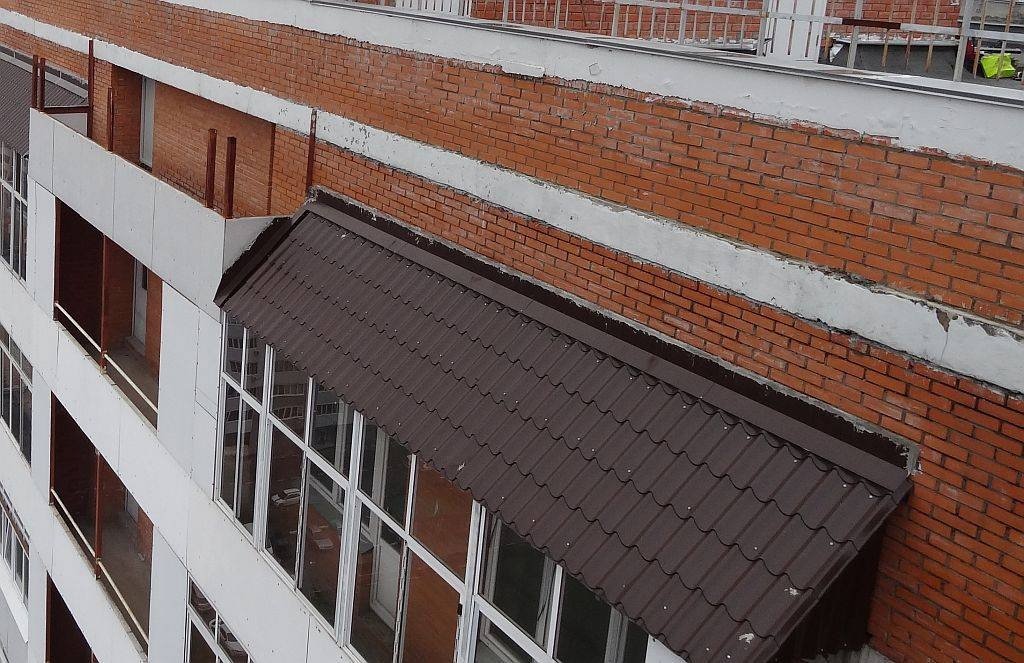 Ремонт кровли балкона последнего этажа