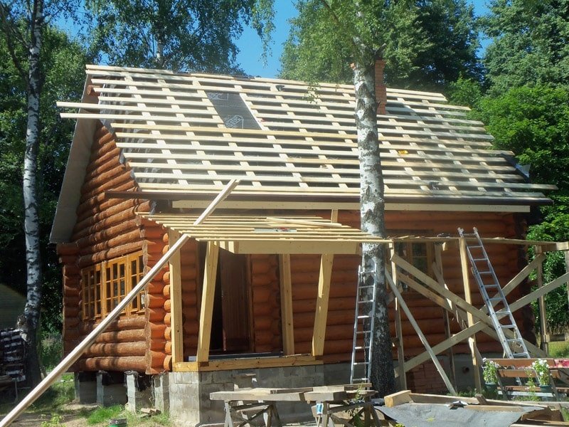 Замена дачной крыши
